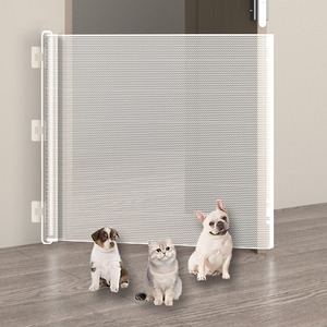 Anti-cat running fence Perforation-free telescopic pet staircase door partition small <b>dog</b> fence cat baffle bendable - Product Image 1