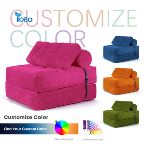 2025 Colchão Dobrável Cadeira Dorminhoco Conversível Com Pillow Back Support Dobre Sofá-cama Sofá Lounge para Sala de estar - Product Image 5