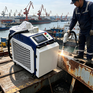 Limpiador Láser Portátil de 1500W para Fundición de Metales, Automático, Fácil de Operar, Nueva Máquina de Acabado para Eliminar Óxido y Pintura de Superficies - Product Image 2