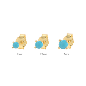 ROXI ชุดต่างหูเพชรซิคอนชุบทอง 18k 3 ชิ้น/ชุด สำหรับผู้หญิง เงินแท้ 925 เครื่องประดับสำหรับใช้ทุกวัน - Product Image 3