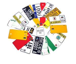 Europa Size Stijl Decoratieve Kentekenplaat, Gepersonaliseerde Ontwerp Nummer Plaat Sublimatie Custom Voertuig Plaat - Product Image 2