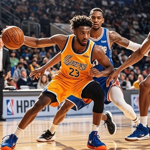 Plus Size Wholesale Blank <b>Basketball</b> Jersey Oversized Custom Sublimation Black <b>Men</b> <b>Shorts</b> <b>Basketball</b> Uniform Set - Product Image 6