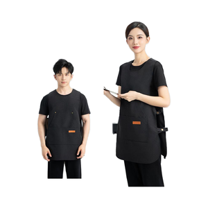 Delantales Unisex Simples Personalizados Resistentes al Agua y al Aceite de Poliéster/Algodón para Uso en Restaurantes y Bares, Ropa de Trabajo para Adultos - Product Image 2