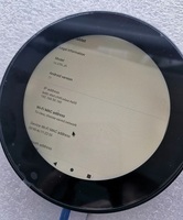 Écran LCD rond de 3,4 pouces et 5,5 pouces rk3566 avec système d'exploitation Android 11 alimenté par type C pour équipement publicitaire