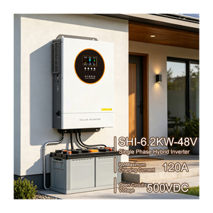 Inversor Híbrido <span class=keywords><strong>de</strong></span> 6.2KW 48V para Autocarga con Conexión a Red y Batería Lista para Usar para Ahorrar al Máximo en la Factura <span class=keywords><strong>de</strong></span> <span class=keywords><strong>Electricidad</strong></span> - Product Image 1