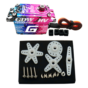 Servo numérique GDW G92 43 kg de couple, sans balais, avec plateau oscillant, moteurs de compétition pour hélicoptères - Product Image 1