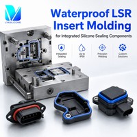 Servicio de Moldeo por Inserción de LSR a Prueba de Agua IP68 de Alta Precisión Personalizado para Componentes de Sellado de Silicona Integrados OEM ODM