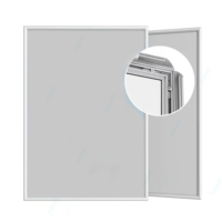 Clips à pression en aluminium argenté, imperméables, durables, résistants au vent, pour affiches et cadres d'affichage A0/A1/A2/A3/A4