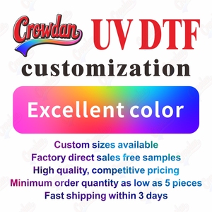 Crowdan <span class=keywords><strong>Mimage</strong></span> Uv Dtf Design el nuevo listado Resistencia UV 16oz Uvdtf Cup Wrap Transfers UV DTF 3D bordado AB Film - Product Image 5