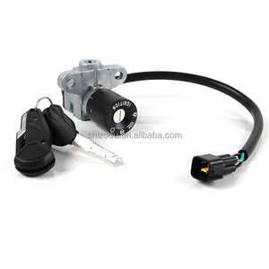 Xe máy đánh lửa chuyển đổi khóa Set bồn chứa dầu Bìa khóa Key bảng điều chỉnh gas nhiên liệu xăng Tank cap Seat cho <span class=keywords><strong>LONCIN</strong></span> voge ds525 DS 525 - Product Image 6