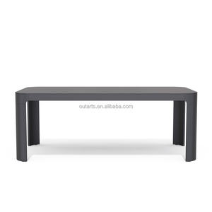 Tables et chaises de jardin en aluminium imperméables Kingmake, ensemble de table à manger d'extérieur avec 6 chaises, ensemble de salle à manger de patio résistant aux intempéries - Product Image 6