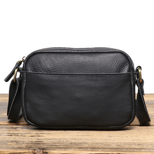 Latest Design Vintage Custom <b>Mens</b> Top Grain Crazy Horse Leather <b>Cross</b> Body Real Leather Satchel Bag Cowhide Shoulder Bag - Product Image 3