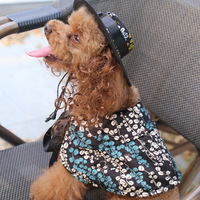 Nouveaux vêtements pour animaux de compagnie en polyester pour chiens : chapeaux, capes, costumes de transformation, style britannique, tenues de fête et de farces