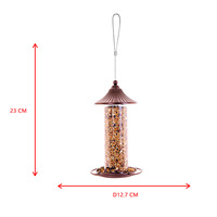 Mangeoire à oiseaux intelligente et élastique anti-écureuils en métal et plastique pour extérieur, nouvelle collection transfrontalière, pour cour et jardin, fabriquée en Chine