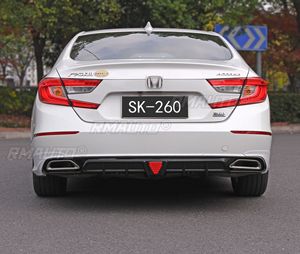 Kit carrosserie pour Honda Accord 10ème génération 2018-2021, séparateur de pare-chocs arrière, aspect fibre de carbone, style SK-260, protection de pare-chocs, accessoires de voiture - Product Image 3