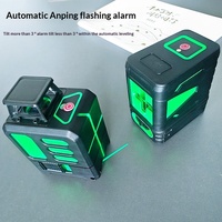 Nouveau best-seller transfrontalier : Mini niveau laser infrarouge auto-nivelant à lumière verte haute luminosité, cinq lignes, deux lignes, modèle XS