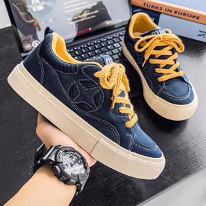 Nouvelles baskets décontractées pour hommes 2025 – Chaussures de sport en toile à plateforme de haute qualité, style skateboard, pour jeunes et écoliers, idéales pour la marche - Product Image 3