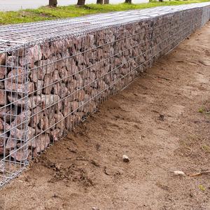 Galvanizli paslanmaz çelik kaynaklı tel örgü <span class=keywords><strong>gabion</strong></span> sepet istinat wallsbasket taş kafes bahçe <span class=keywords><strong>gabion</strong></span> 100x100x50 - Product Image 3