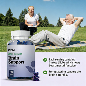 Gommes Booster de Cerveau de Marque Privée OEM pour la Concentration Mentale Clarté de la Mémoire Gommes Vegan de Soutien du Cerveau Supplément de Santé du Cerveau - Product Image 3