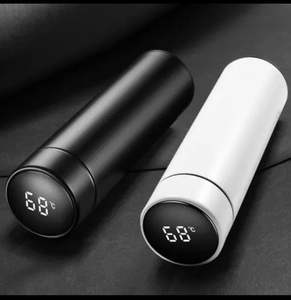 Bouteille d'eau intelligente à double paroi en acier inoxydable 304, thermos intelligent avec affichage numérique de la température LED, gobelet isotherme 500 ml - Product Image 3