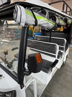 Auto-rickshaw électrique à 3 roues, tuk-tuk, châssis robuste, cabine ouverte, 4 passagers, charge utile de 400 kg, autonomie de 80-110 km, batterie de 7,2 kWh