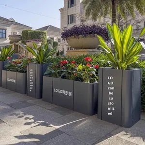Macetas Resistentes para Exteriores, Modernas y Ecológicas, Jardinera Móvil para Exteriores, para el Departamento de Ventas y Plazas Comerciales - Product Image 4