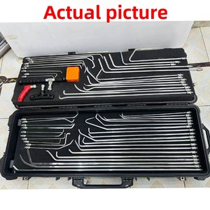 Nouveau modèle ZR – Acier de qualité professionnelle pour crochet à dégagement rapide – Kit de 50 pièces pour la réparation des bosses de <span class=keywords><strong>carrosserie</strong></span> et la réparation de tôles automobiles - Product Image 6