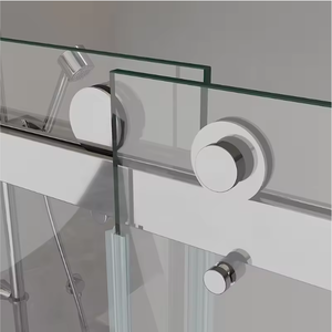 Vente directe d'usine <span class=keywords><strong>de</strong></span> salles <span class=keywords><strong>de</strong></span> <span class=keywords><strong>douche</strong></span> coulissantes en verre trempé avec cadre DRSA, design <span class=keywords><strong>moderne</strong></span> et simple - Product Image 3