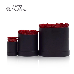 Rosas eternas de larga duración al por mayor, <span class=keywords><strong>flores</strong></span> reales, rosas naturales preservadas, <span class=keywords><strong>flores</strong></span> en caja para regalo de San Valentín - Product Image 1