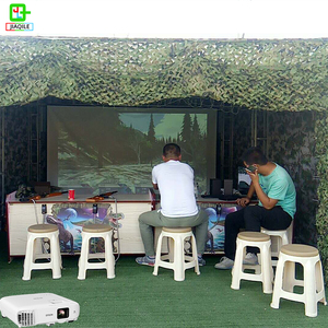 เครื่องเล่นเกมยิงปืนแบบอินเทอร์แอคทีฟสำหรับเด็ก ยอดขายดี พร้อมโปรเจคเตอร์ สนามเด็กเล่นในร่ม รองรับผู้เล่นหลายคน เหมาะสำหรับศูนย์การค้า - Product Image 6