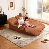 2026 Neues Modernes Stoff-Ausziehsofa Umweltfreundliches Tragbares Schlafsofa für Apartment Schlafzimmer Wohnzimmer Hotel
