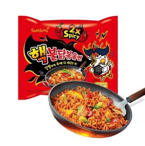 Nouilles coréennes instantanées extrêmement épicées au poulet, 2x plus piquantes, saveur ardente, repas prêt à consommer, fournisseur en gros pour l'exportation - Product Image 4