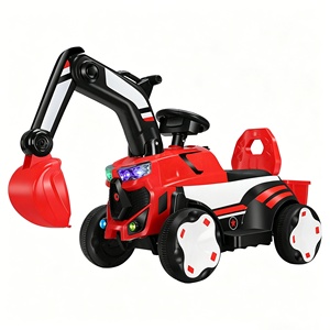 Excavatrice électrique à batterie pour enfants, voiture <span class=keywords><strong>jouet</strong></span> à conduire pour garçons, <span class=keywords><strong>en</strong></span> plastique, grande taille, pour les enfants de 1 à 3 ans et de 3 à 6 ans - Product Image 1