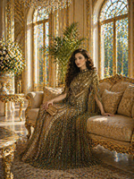 Robe de soirée de luxe à manches longues, Abaya ethnique pour femmes, robe musulmane de haute qualité avec paillettes et diamants, robe de fête Jalabiya