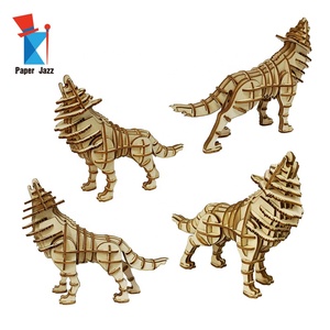 Chine <span class=keywords><strong>Puzzle</strong></span> Factory Kit <span class=keywords><strong>de</strong></span> modèle <span class=keywords><strong>de</strong></span> <span class=keywords><strong>loup</strong></span> <span class=keywords><strong>de</strong></span> <span class=keywords><strong>puzzle</strong></span> en bois 3D personnalisé - Product Image 5