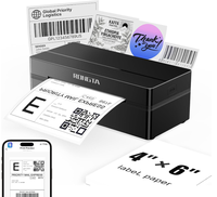 Printer Label Pengiriman Bluetooth Rongta, Printer Label Thermal Nirkabel 4x6 untuk Paket Pengiriman bagi Usaha Kecil