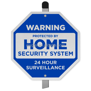 北米反射警告サインボード<span class=keywords><strong>ADT</strong></span>セキュリティヤードサインセキュリティガードシステム通知 - Product Image 1