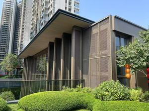 Contemporary Aluminum Curtain Wall <b>Panel</b> Anodized Anti-Corrosion 70in Above Entry Room Divider - Product Image 2