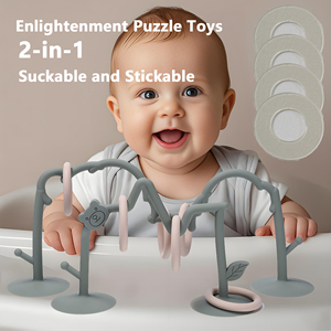Eco-Friendly <b>Silicone</b> Teething <b>Beads</b> for High Chairs - Product Image 1