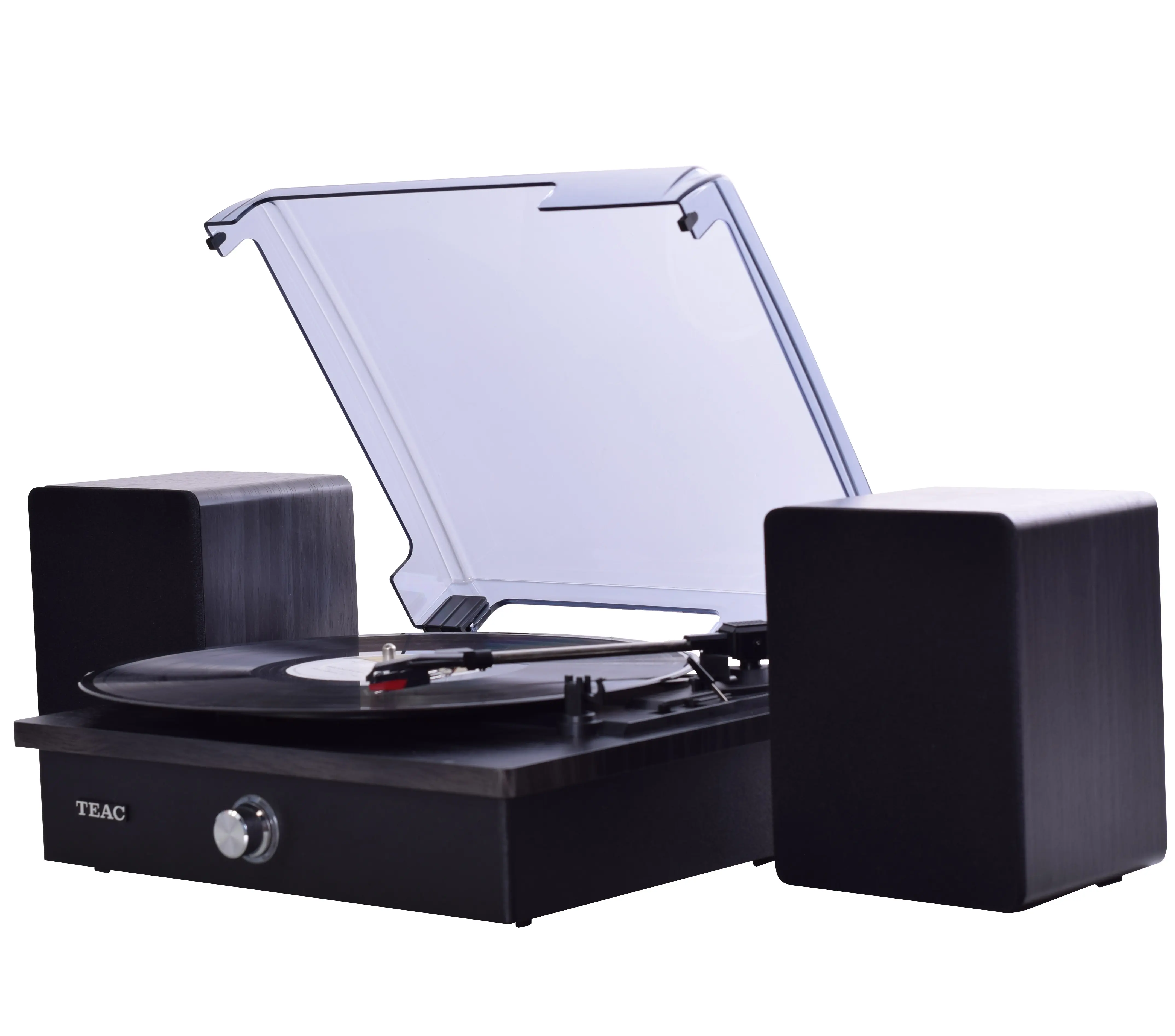 Mini Hifi Bằng Gỗ Turntable Player Với BT Đầu Vào, Aux In & Bên Ngoài Loa