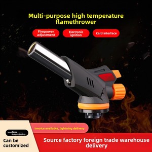 Torcia Multifunzione Portatile <span class=keywords><strong>a</strong></span> <span class=keywords><strong>Gas</strong></span> con Cartuccia <span class=keywords><strong>a</strong></span> Cassetta, Pistola Spray per Bruciare Capelli, Fiamma ad Alta Temperatura, Accenditore - Product Image 3
