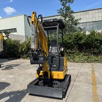 Mini-excavatrice ME-18-2 certifiée CE, micro-excavatrice avec cabine ouverte pour espaces étroits