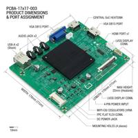 Contrôleur de vol de drone agricole, ESC sans balais, navigation GPS, assemblage de carte de circuit imprimé pour l'agriculture de précision