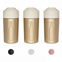 Refroidisseur de bouteille de vin et de champagne en acier inoxydable à isolation sous vide Emode, convient à la plupart des bouteilles de 750 ml, maintient au frais jusqu'à 6 heures
