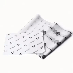 กระดาษห่อของขวัญแบบพิมพ์ลายเอง ป้องกันการม้วนงอ รีไซเคิลได้ สำหรับเสื้อผ้า รองเท้า ถุงเท้า บรรจุภัณฑ์ของขวัญ กระดาษไหมความเงาสูง - Product Image 3