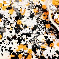 Paillettes de formes variées pour Halloween : araignée, citrouille, fantôme, sorcière – Fournitures de bricolage, décorations effrayantes, flocons pour la beauté des ongles et les autocollants de maquillage