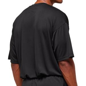 Camiseta Deportiva para Hombre al por Mayor, Camiseta de Algodón Puro con Combinación de Colores, Informal, Holgada y Cómoda - Product Image 5