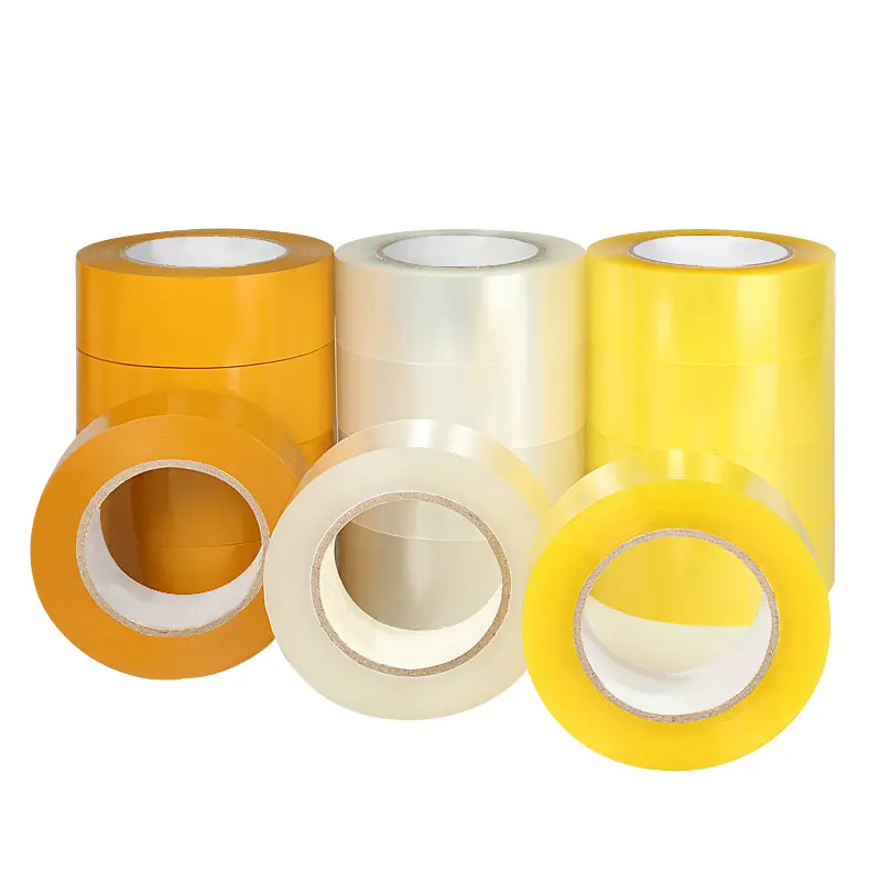 Lado adhesivo de un solo lado y material BOPP Proveedor líder de cinta dulce OPP para embalaje