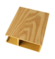 Diseño moderno grano impermeable acanalado WPC techo nueva hoja de madera con función ignífuga