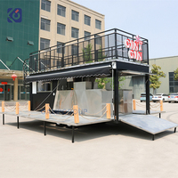 Restaurant mobile, bar à café de rue, kiosque alimentaire mobile, kiosque à café en plein air avec roues à vendre, Imbisswagen